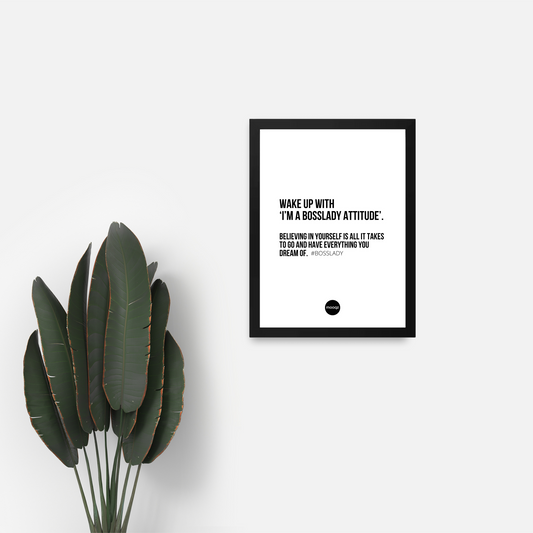 BOSSLADY ATTITUDE - POSTER
