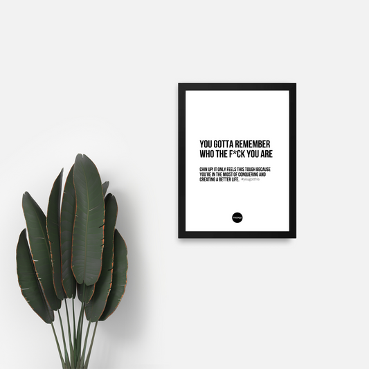 REMEMBER WHO YOU ARE - POSTER