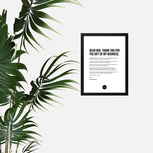 GIFT OF MY BUSINESS - POSTER