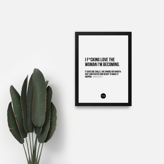 WOMAN I'M BECOMING - POSTER