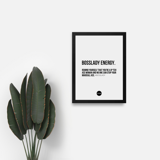 BOSSLADY ENERGY - POSTER