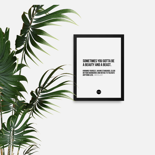 BEAUTY AND A BEAST - POSTER