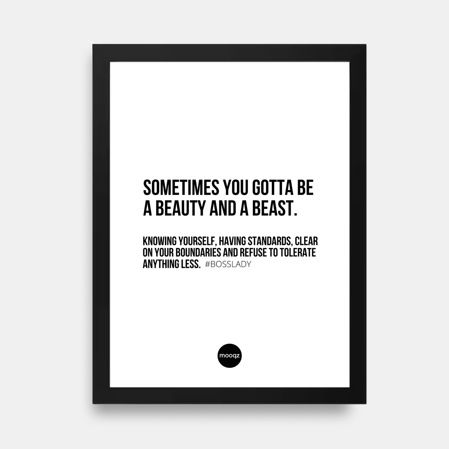 BEAUTY AND A BEAST - POSTER