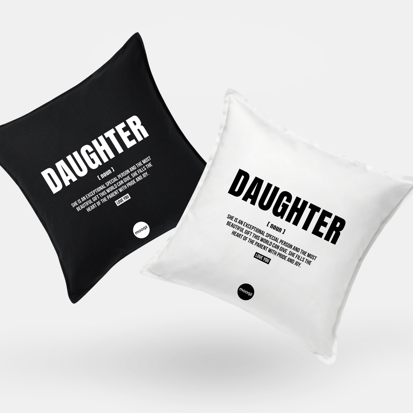 DAUGHTER LOVE - QUOTE KUSSEN