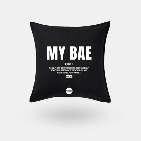 Love quote kussen My Bae – romantisch Valentine cadeau