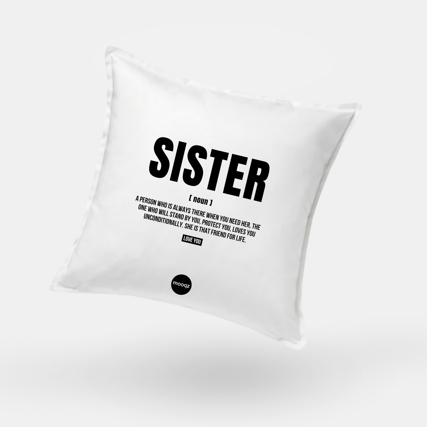 SISTER LOVE - QUOTE KUSSEN