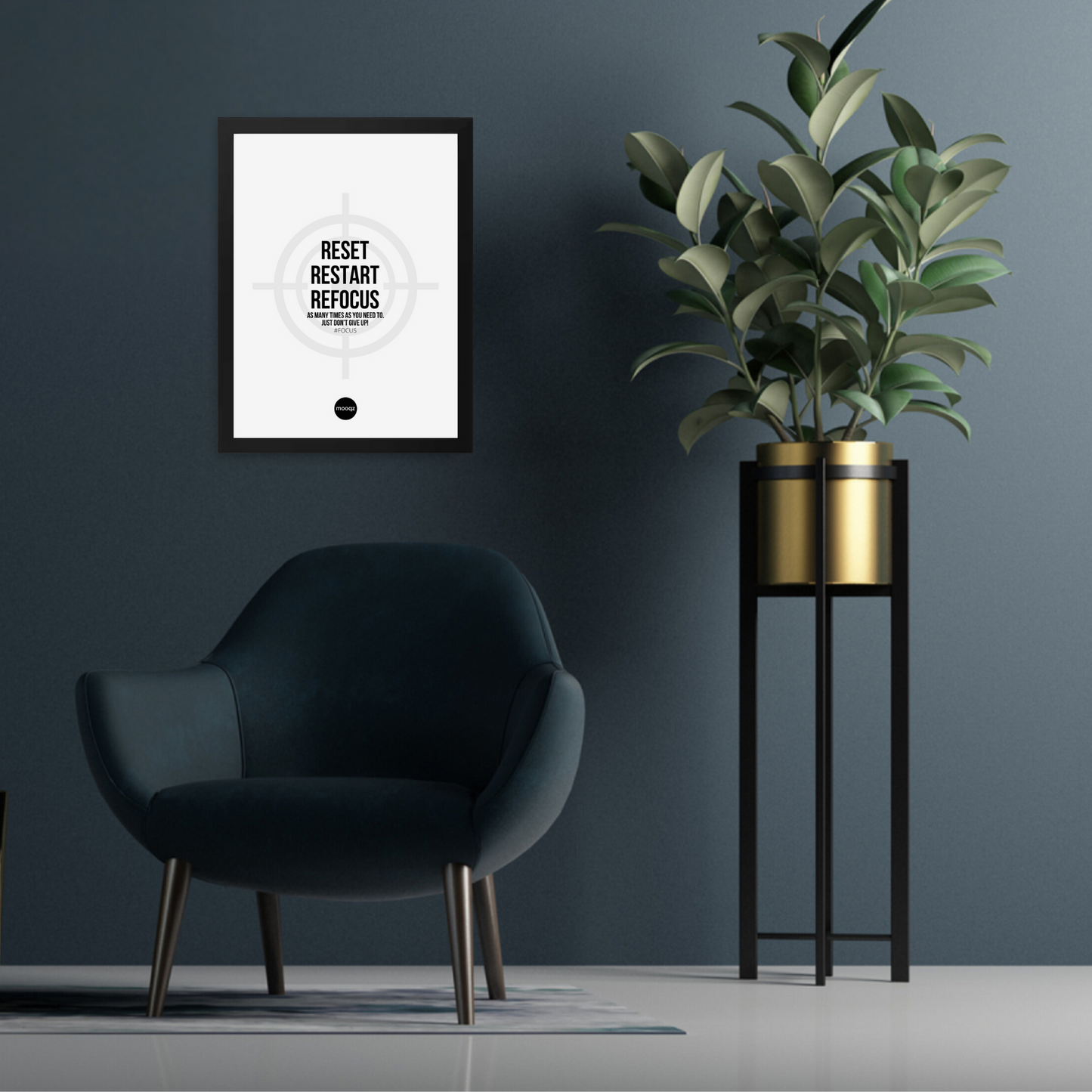 RESET RESTART REFOCUS - POSTER