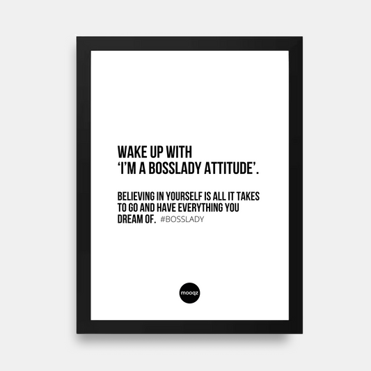 BOSSLADY ATTITUDE - POSTER
