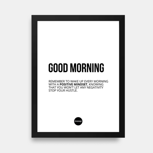 MORNING MINDSET - POSTER