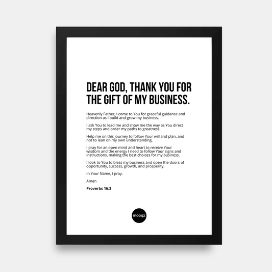 GIFT OF MY BUSINESS - POSTER