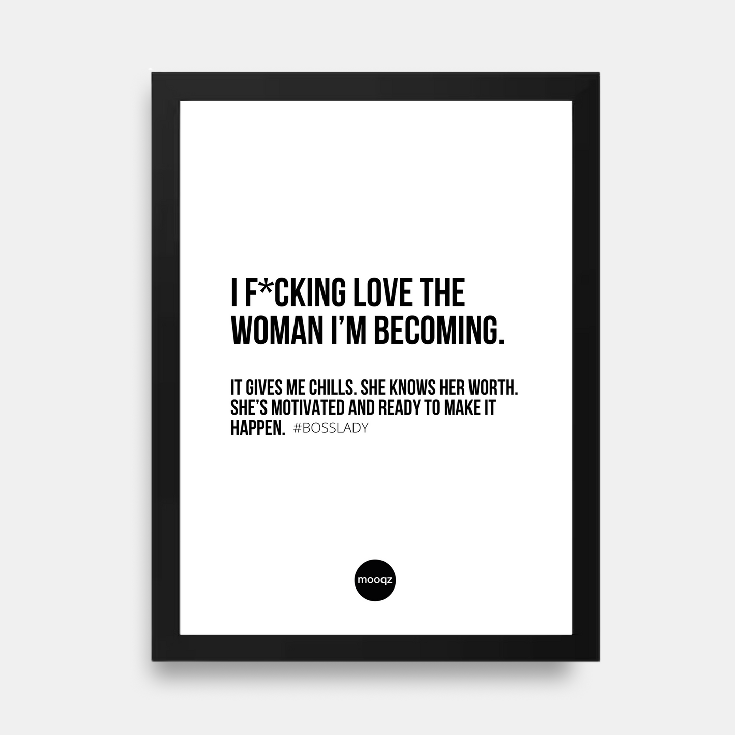 WOMAN I'M BECOMING - POSTER
