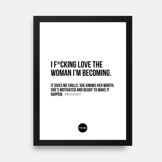 WOMAN I'M BECOMING - POSTER