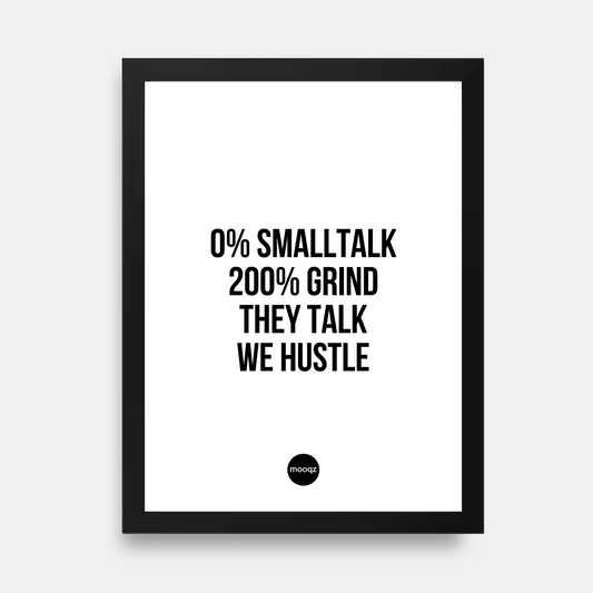 0% SMALLTALK - POSTER