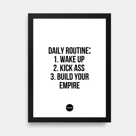 BUILD YOUR EMPIRE - POSTER