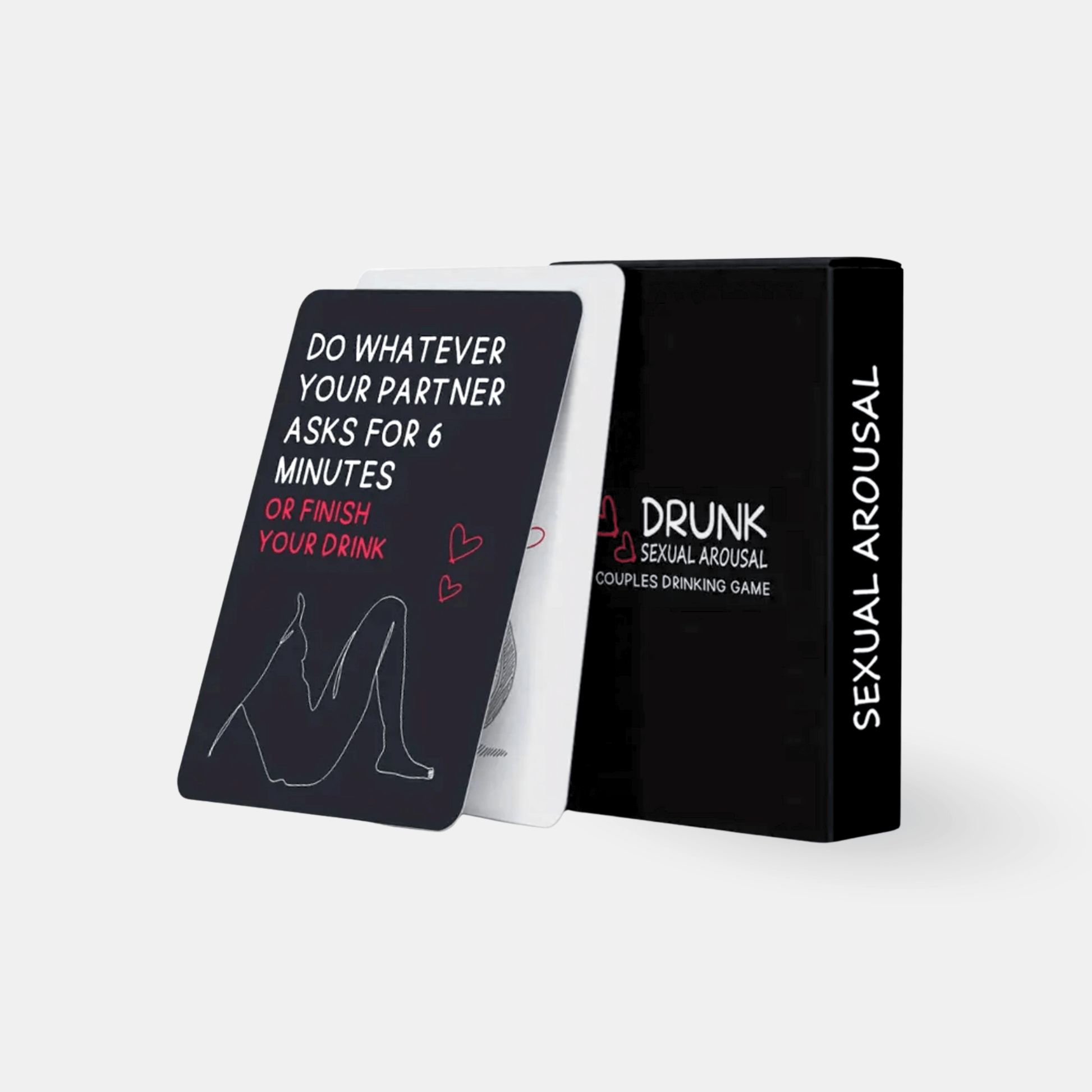 Drunk Desires kaartspel voor koppels tijdens een spannende date night
