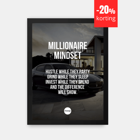 MILLIONAIRE MINDSET - POSTER