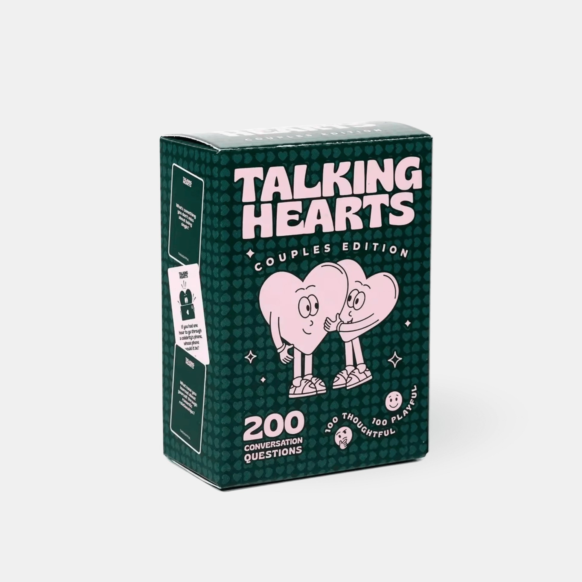 Talking Hearts couples card game box designed for meaningful conversations and emotional connection