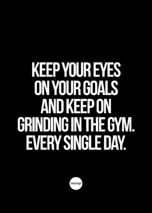 KEEP YOUR EYES ON YOUR GRIND